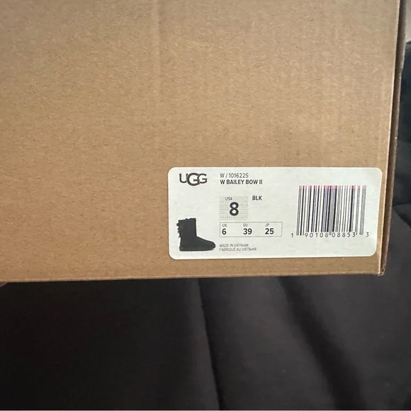 UGG Black Sheepskin Boots - Picture 5 of 5